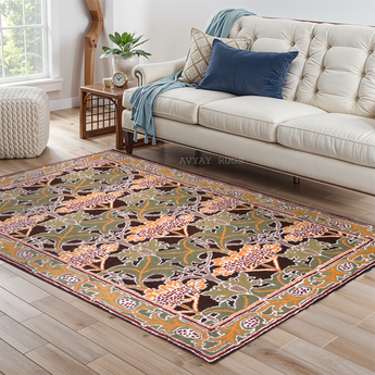 William Morris Esplander Traditional Wool Area Rug