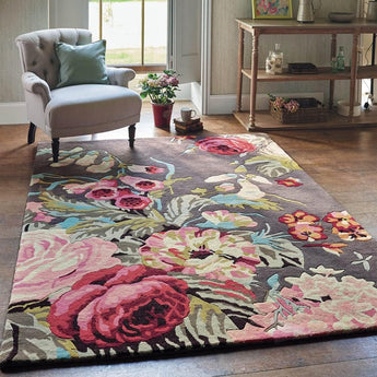 Handmade Floral Modern Design Premium Wool Area Rug