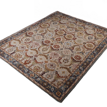 Old HandTuffted Traditional Abbey Wool Area Rug